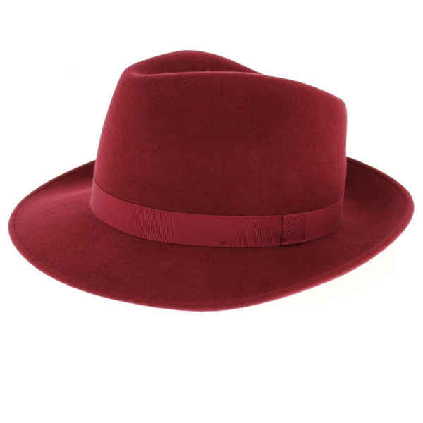 Fedora hat - Burgundy